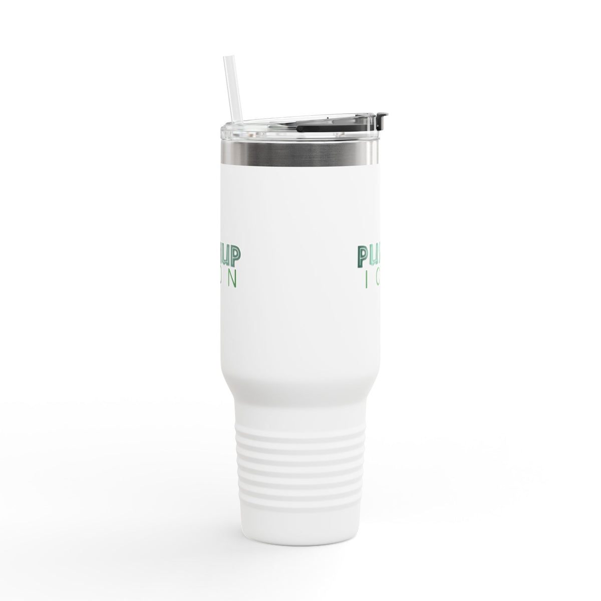 Inspirational Insulated Travel Mug - 40oz with Pushup Icon Design