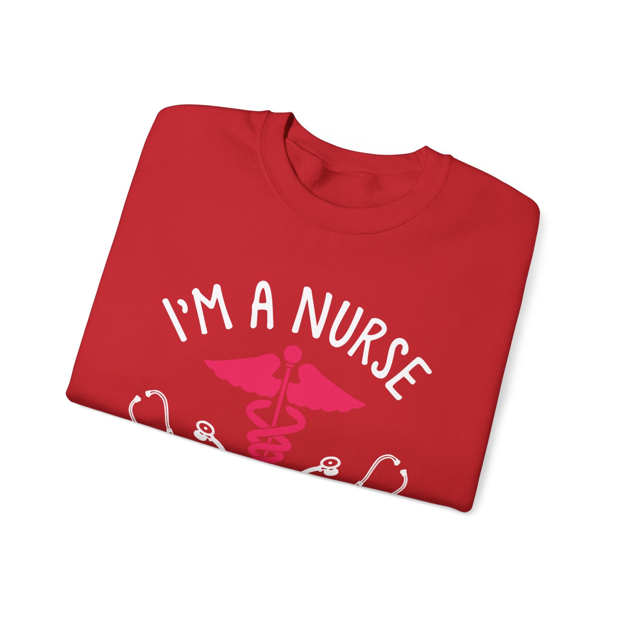 Je suis un sweat-shirt unisexe infirmière 