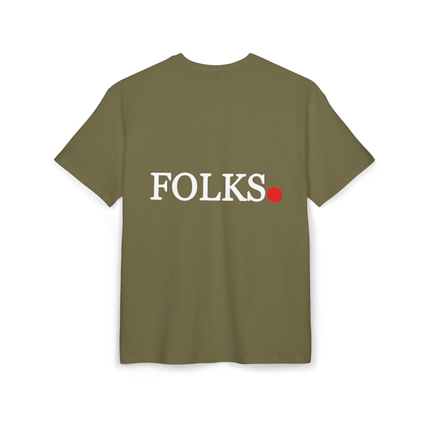 Oversized Tee with Bold Red Dot, Everyday Tee Printify