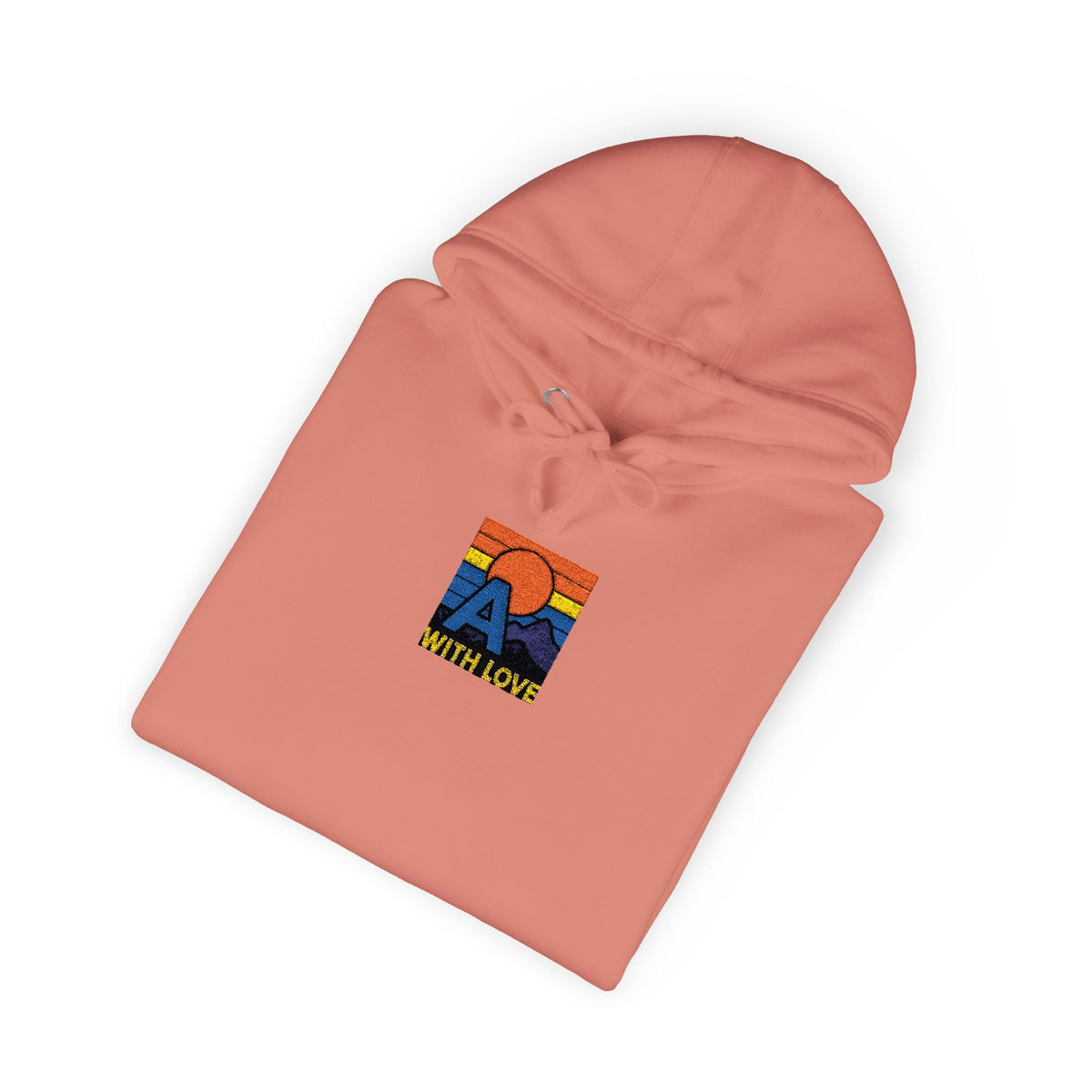 Colorful Mountain Unisex Fleece Hoodie, Cozy Sweatshirt, Casual Outfit, Gift for Nature Lovers, Fall Fashion Printify