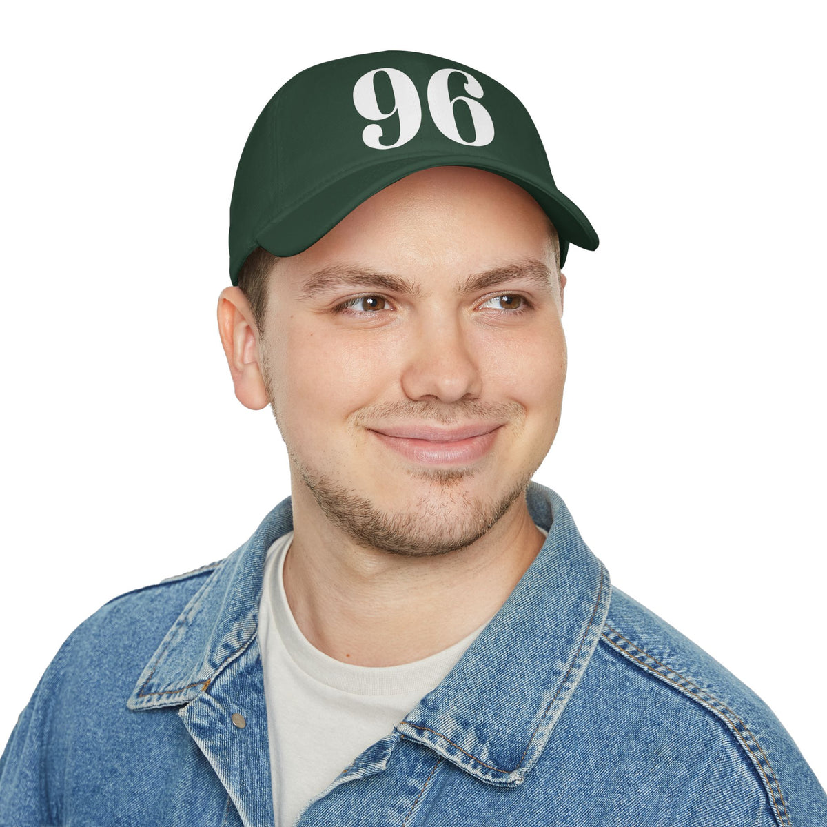 Vintage Red Baseball Cap with Bold '96' Design | Casual Sportswear