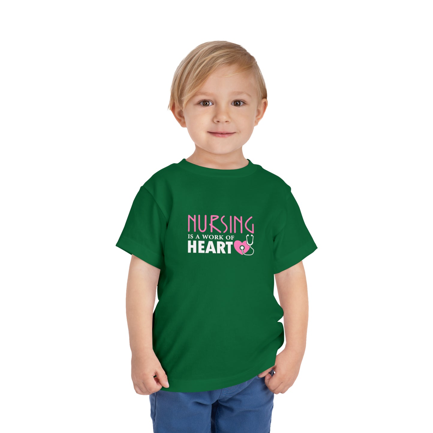 Nursing Is A Way Of Heart Toddler Tee