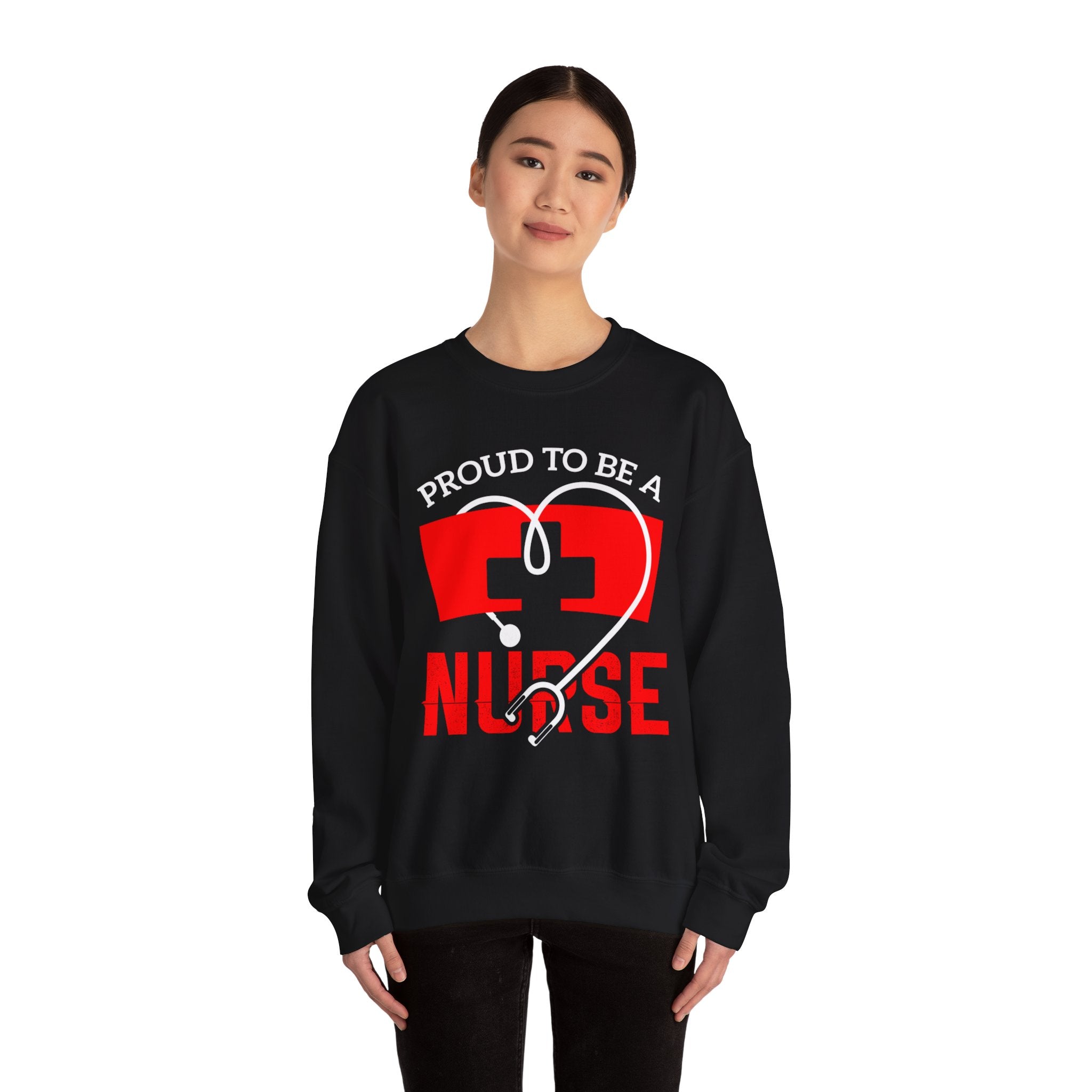 Fier d’être un sweat-shirt unisexe infirmière 