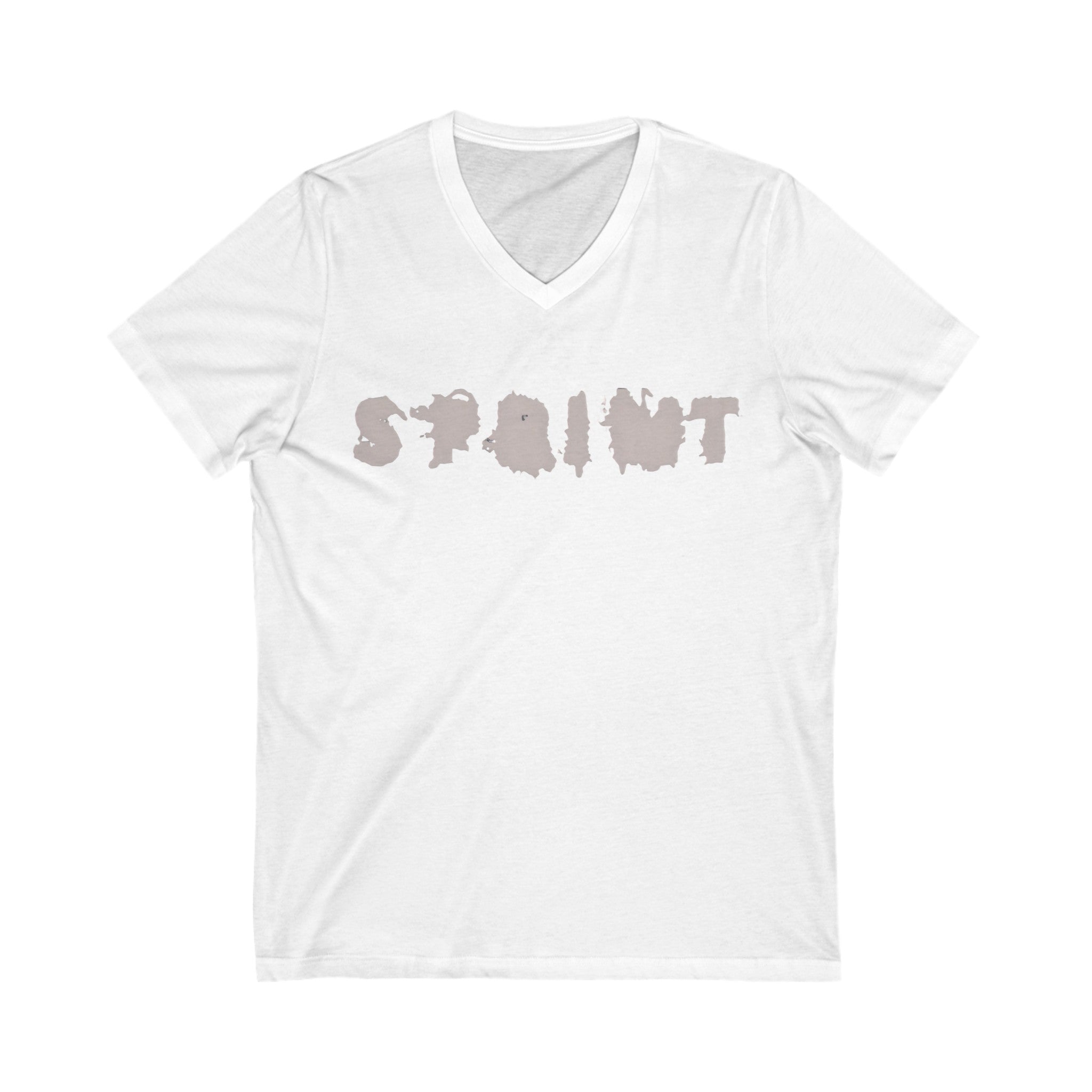 Unisex Jersey Short Sleeve V-Neck Tee