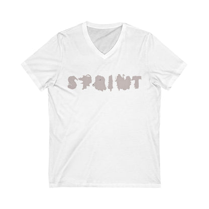 Unisex Jersey Short Sleeve V-Neck Tee