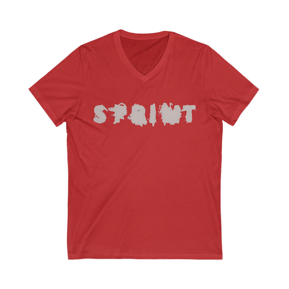 Unisex Jersey Short Sleeve V-Neck Tee