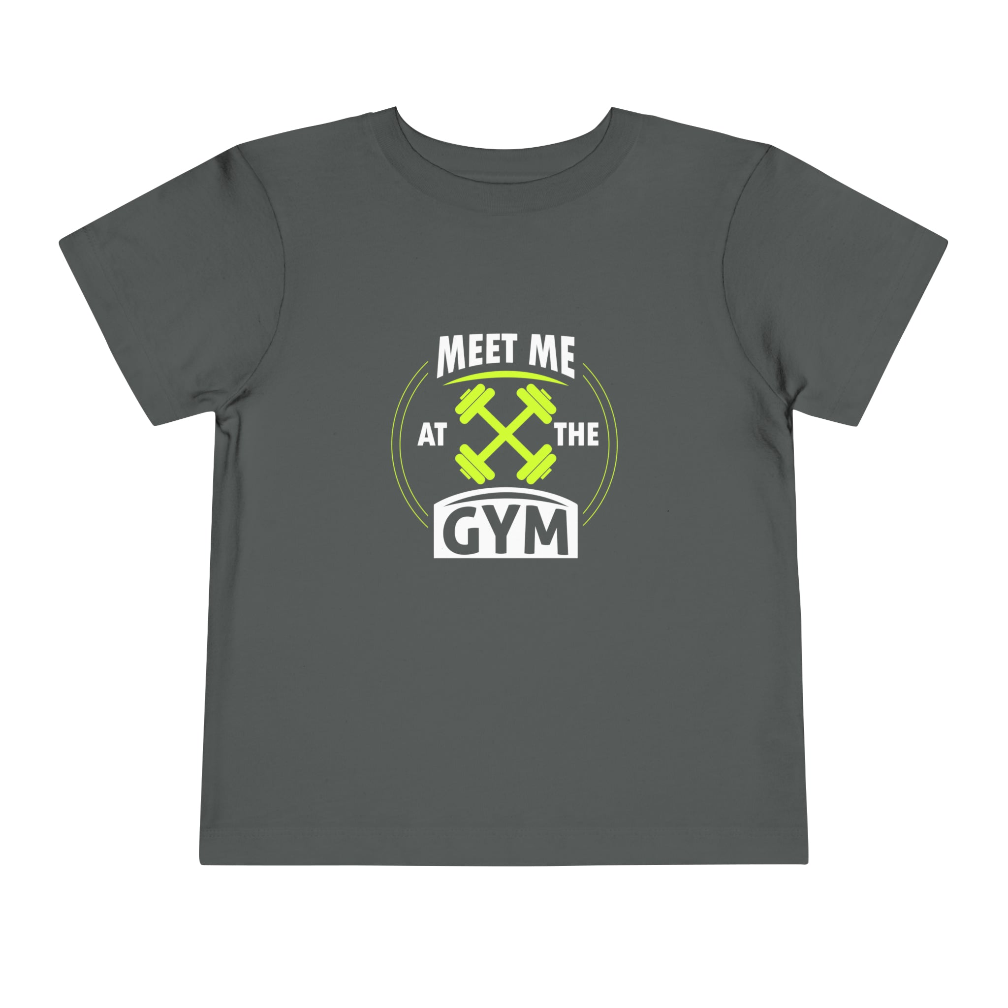 Rencontrez-moi au gymnase T-shirt pour tout-petits 