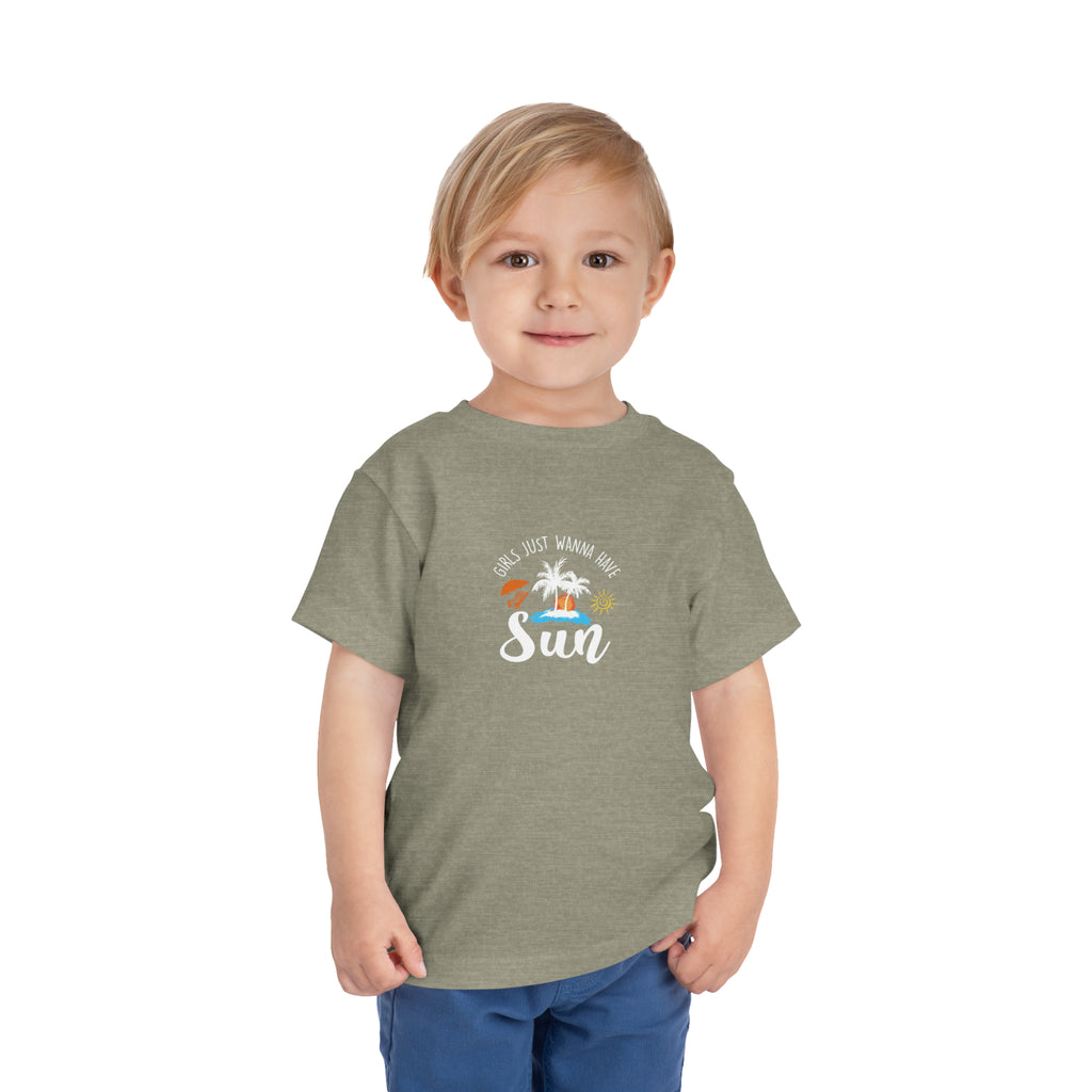Girls Just Wanna Have Sun Toddler Tee