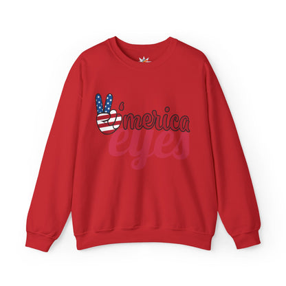 America Eyes Sweatshirt: Unisex, Heavy blend
