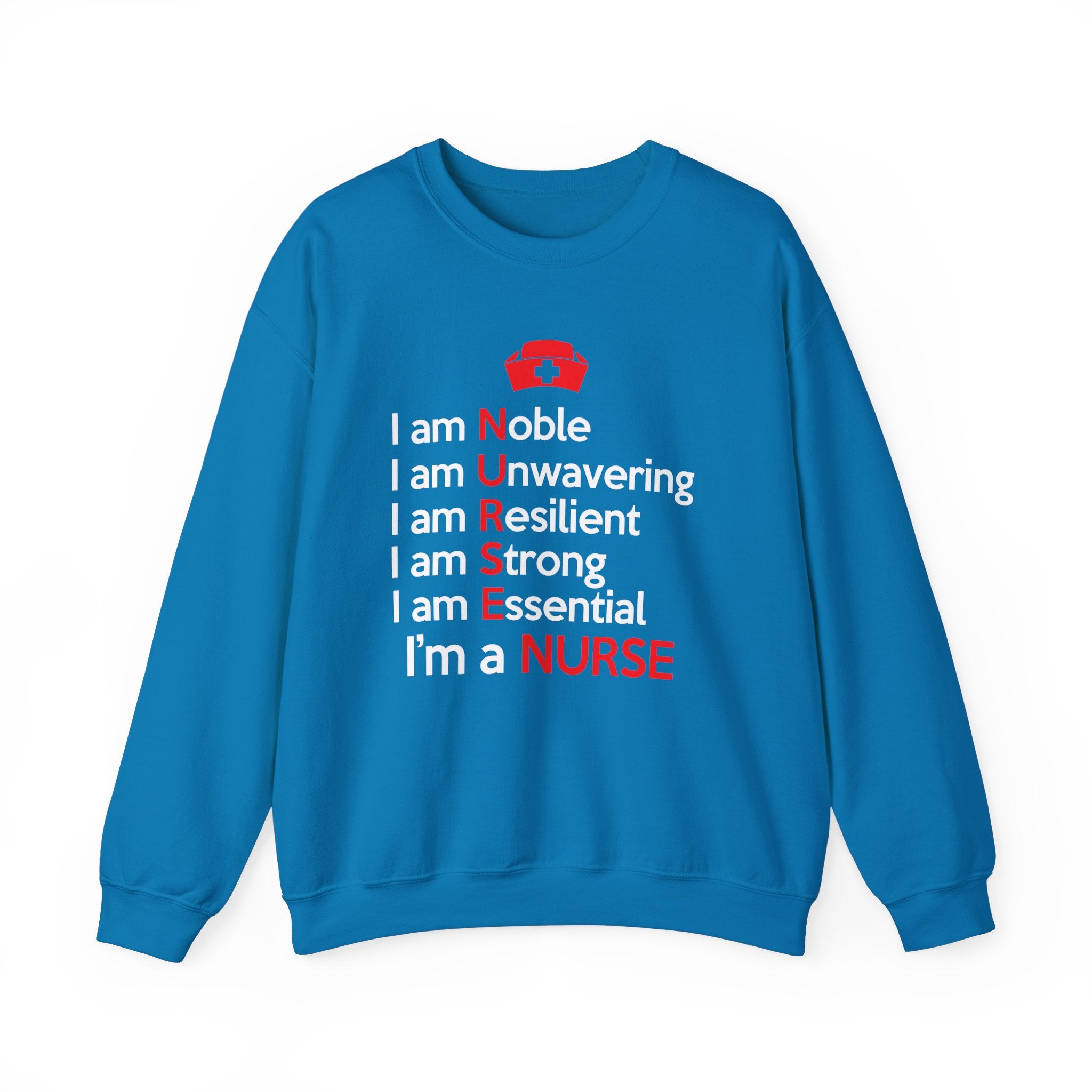 Je suis noble, je suis un sweat-shirt unisexe inébranlable 