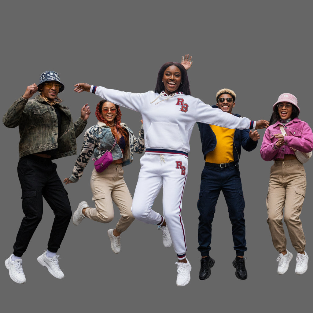 Varsity RB Hoodie – Retro Letterman Pullover Printify