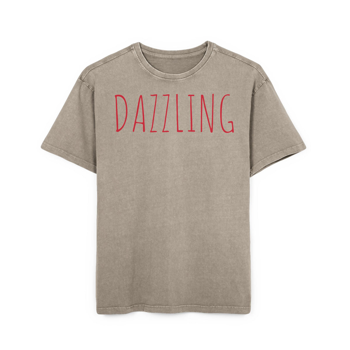Oversize Tee  - Dazzling Acid Washed T-Shirt