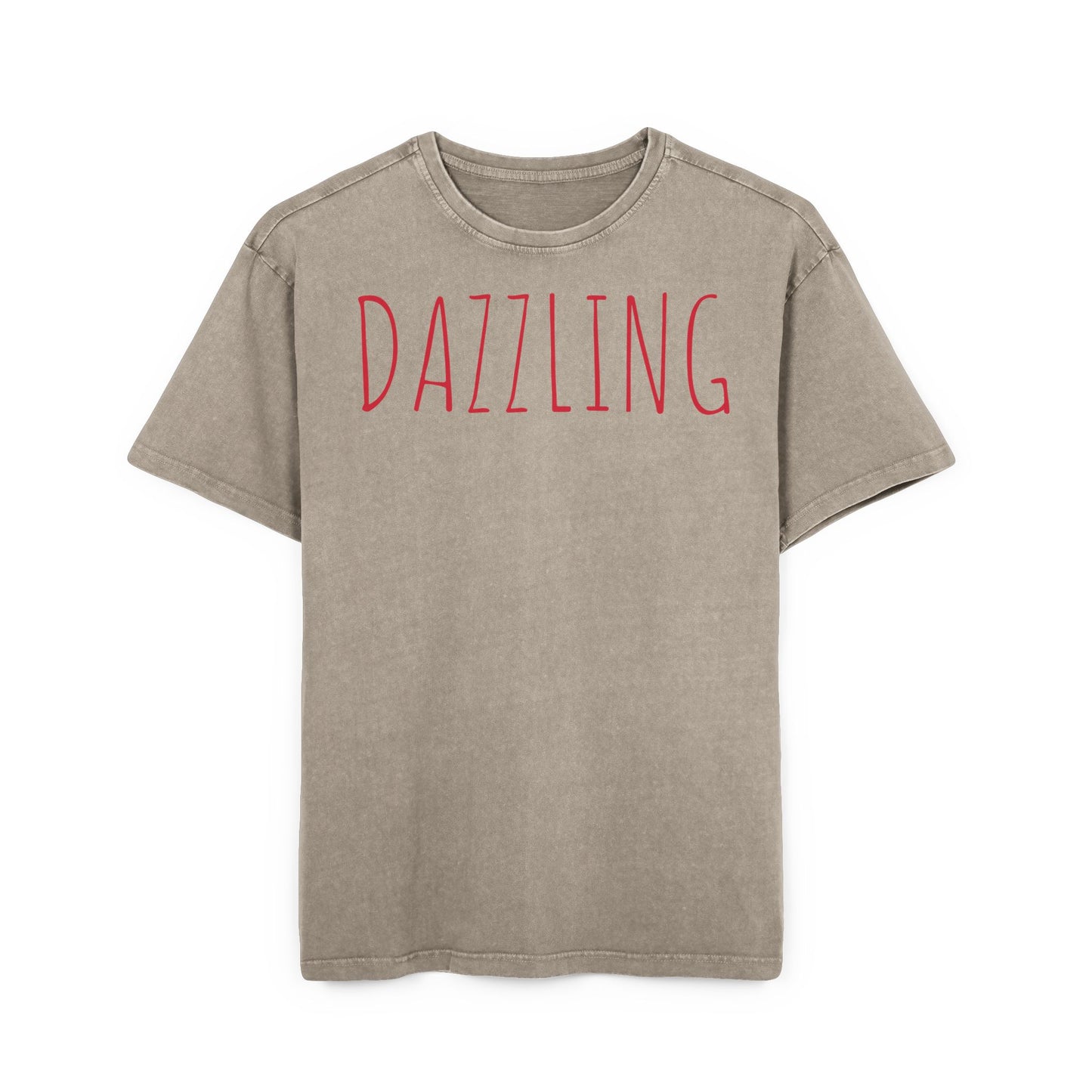 Oversize Tee  - Dazzling Acid Washed T-Shirt