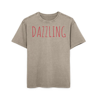 Oversize Tee  - Dazzling Acid Washed T-Shirt