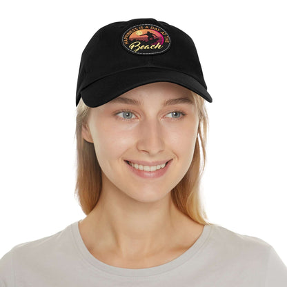 Dad Hat with Leather Patch (Round) - RC’nSONS