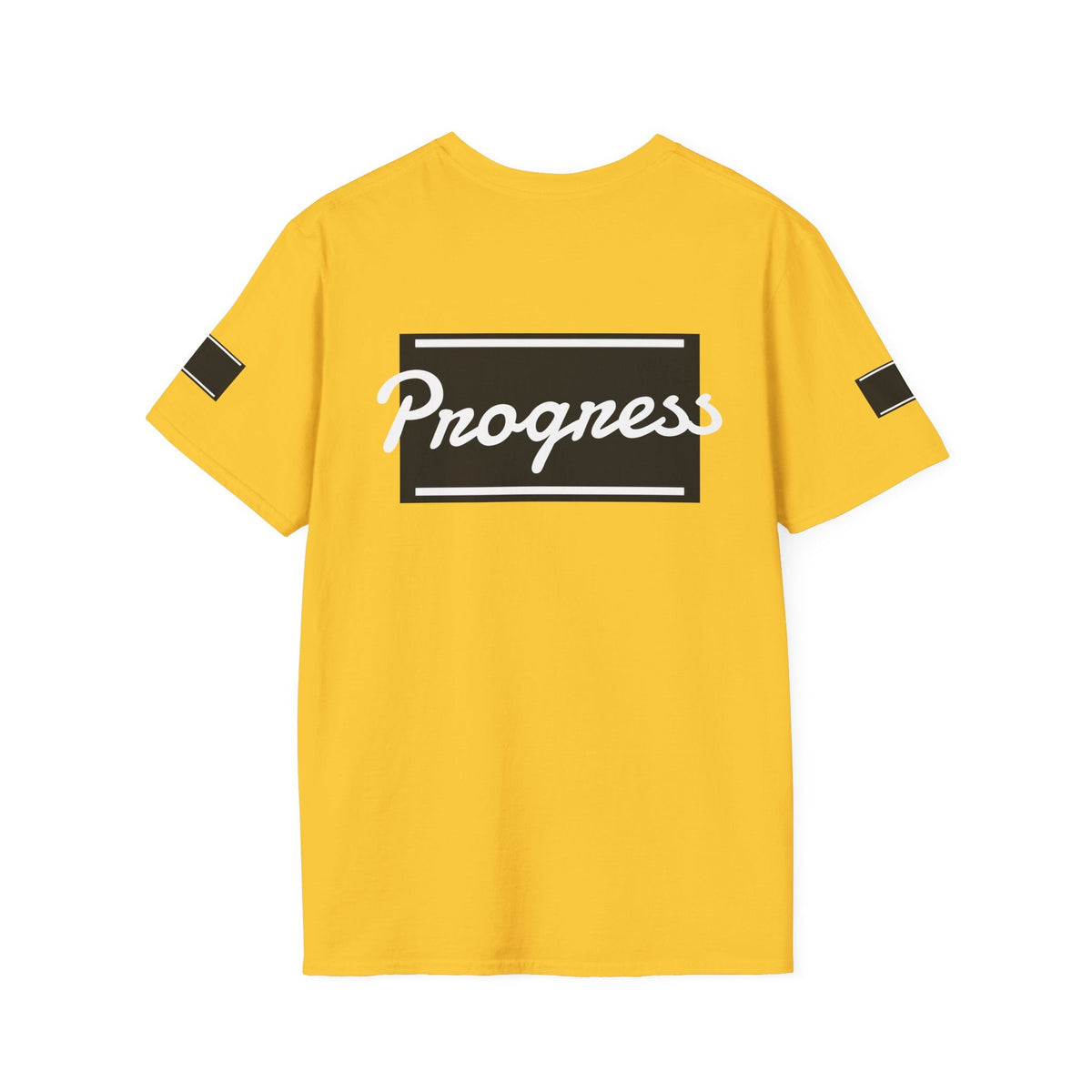 Motivational Unisex Softstyle T-Shirt | Progress Tee, Gift for Teens, Casual Wear, Workout Shirt, Inspirational Apparel Printify