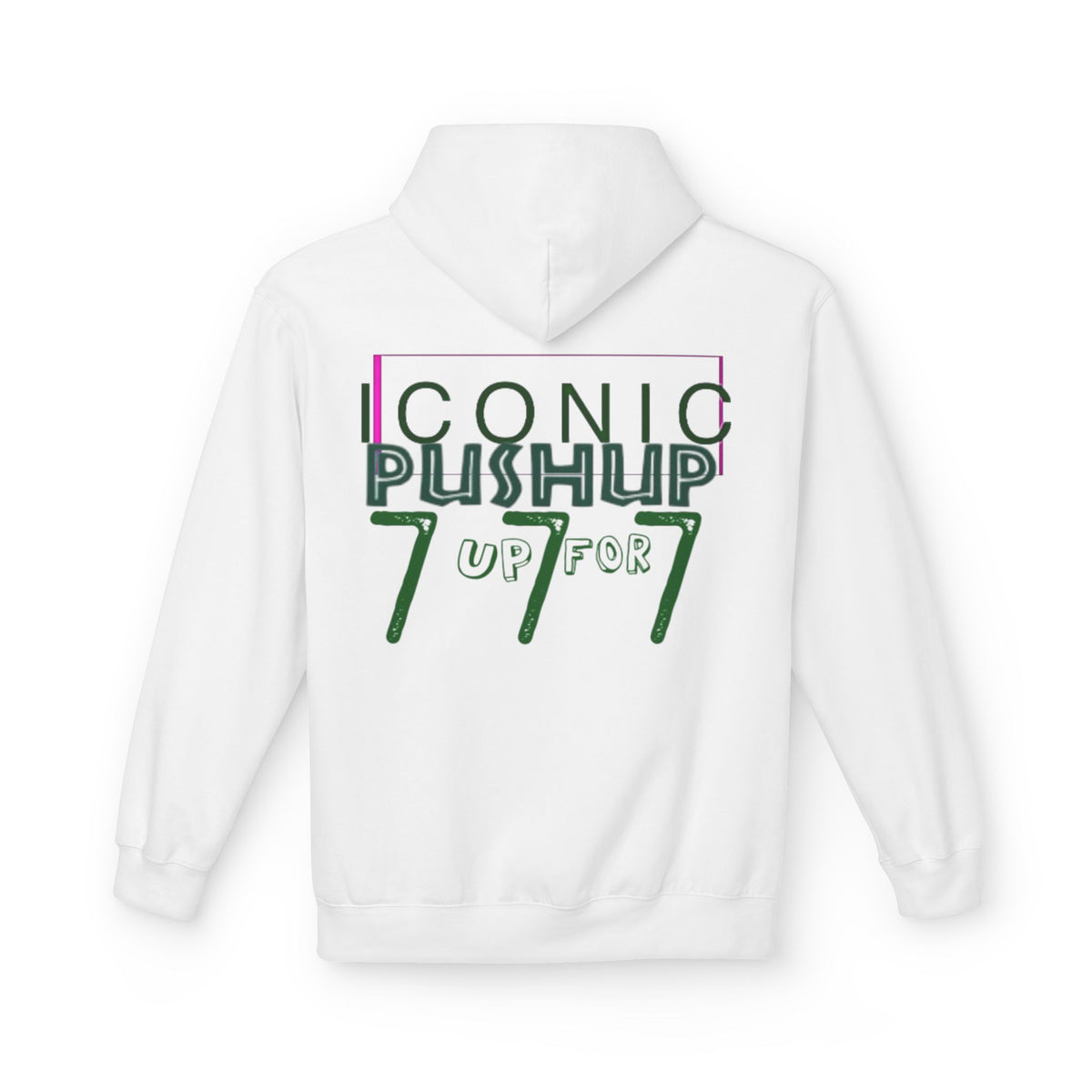 Iconic Push-Up Fleece Hoodie - Trendy Unisex Sweatshirt