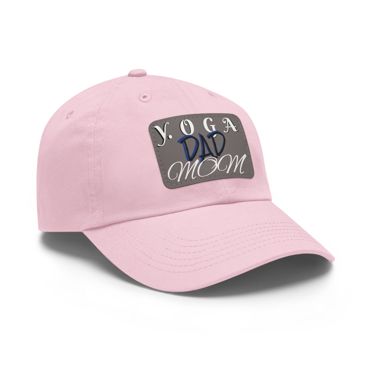 Yoga Dad Hat with Leather Patch - Casual Style for Active Parents