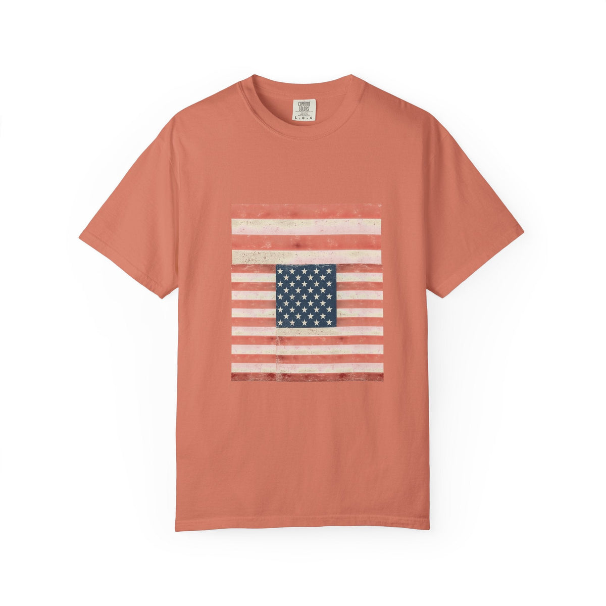 Patriotic Garment-Dyed T-Shirt | Perfect for 4th of July, Memorial Day, Casual Wear, Gifts, Americana Style Printify