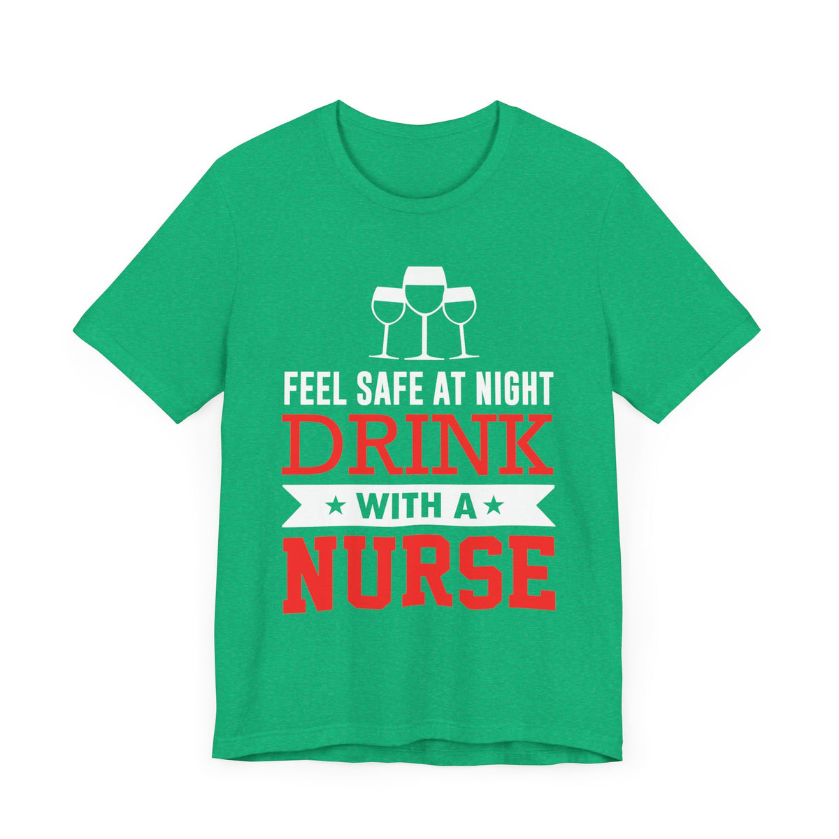 Sentez-vous en sécurité la nuit, buvez un tee-shirt unisexe 