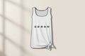 Sterne ( Stars) Women's  Rib Tank Slim Fit