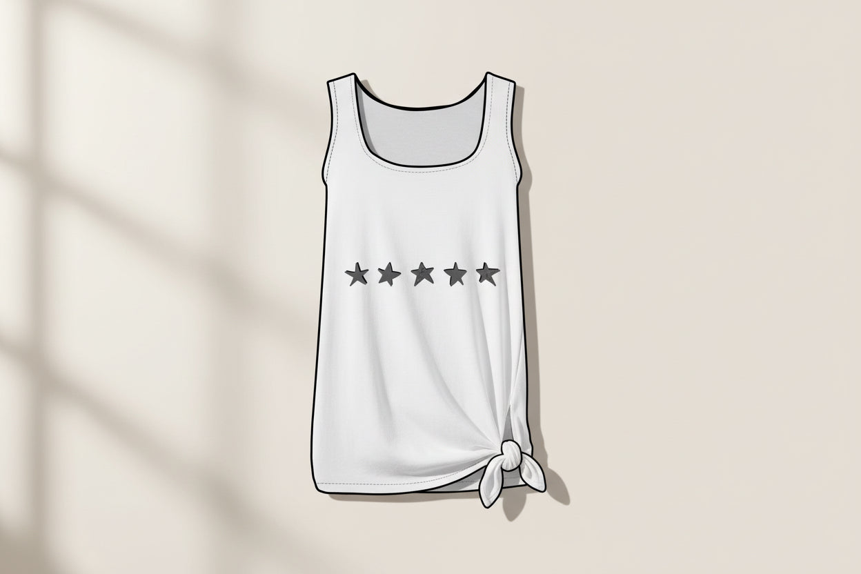 Sterne ( Stars) Women's  Rib Tank Slim Fit