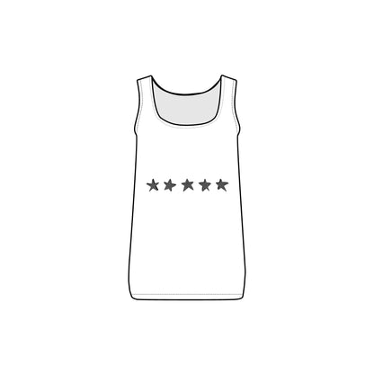Sterne ( Stars) Women's  Rib Tank Slim Fit
