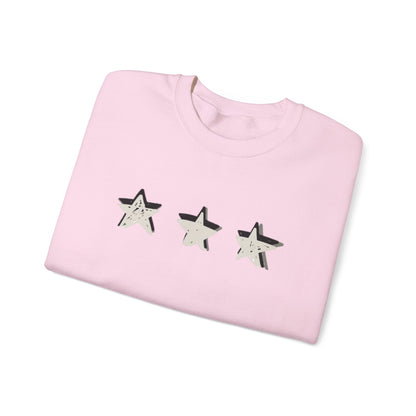3 Star Heavy  Crewneck Sweatshirt