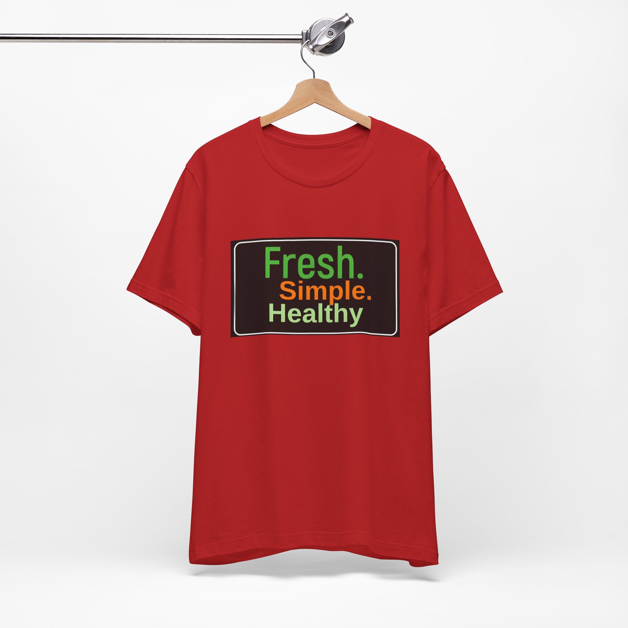 Unisex Fresh Simple Short Sleeve Tee