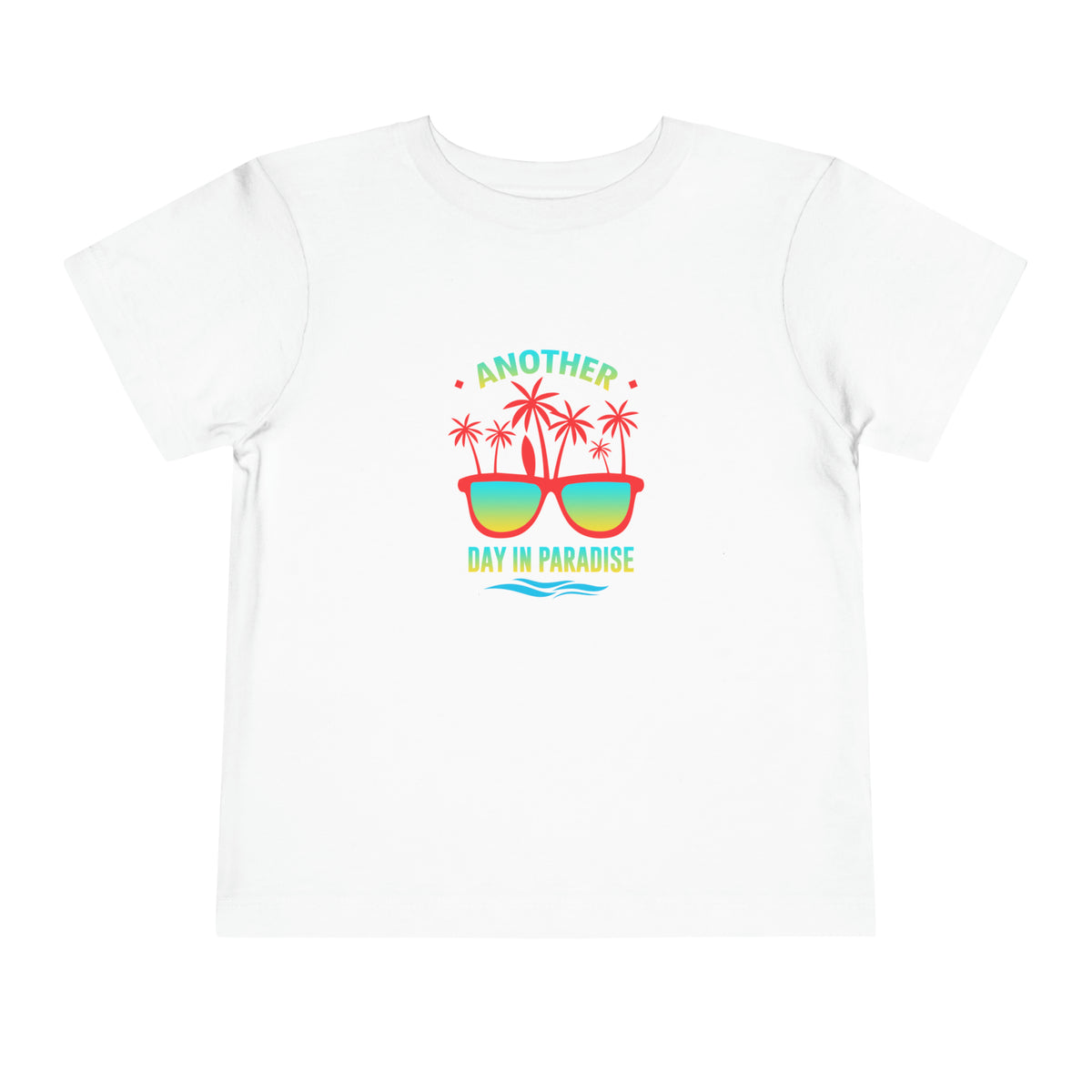 T-shirt pour tout-petits Un autre jour au paradis 