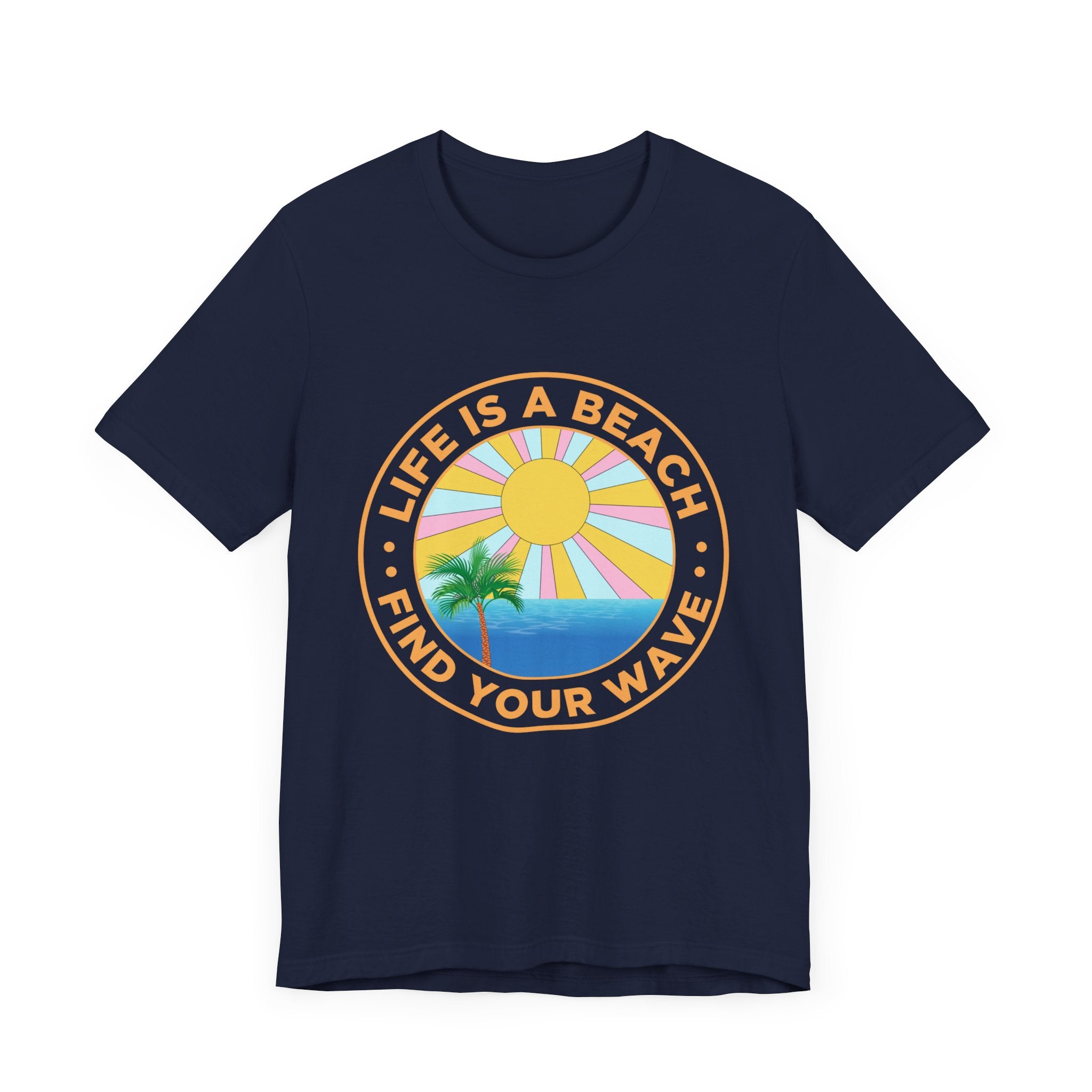 La vie est un tee-shirt unisexe de plage 