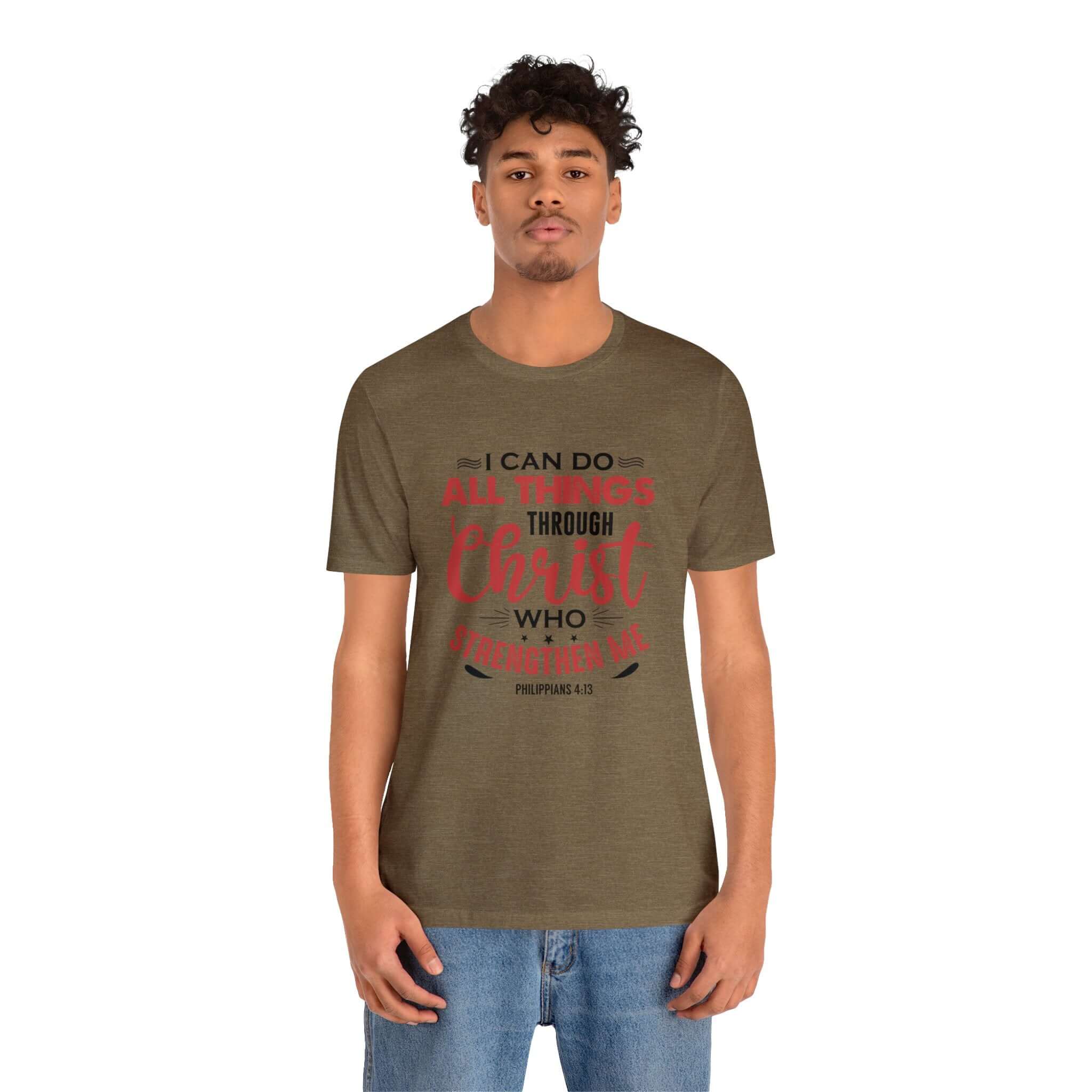 I Can Do All Things Trough Christ Unisex Tee - RC’nSONS
