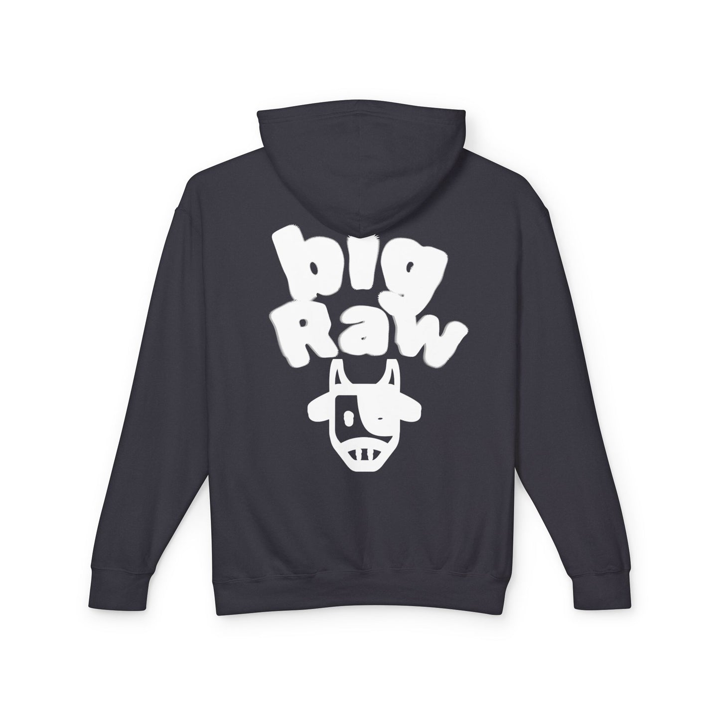Big Raw Unisex Lightweight Hooded Sweatshirt - Cozy Casual Wear, Perfect for Everyday Use, Gift for Friends, Trendy Hoodie