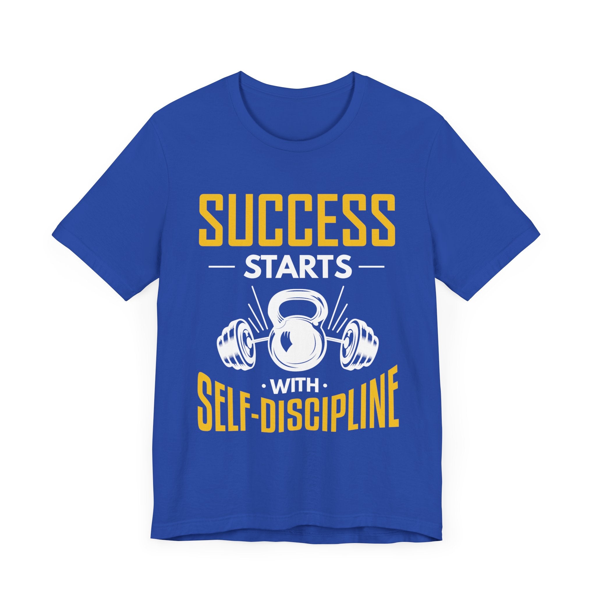 Le succès commence par le tee-shirt unisexe d’autodiscipline 