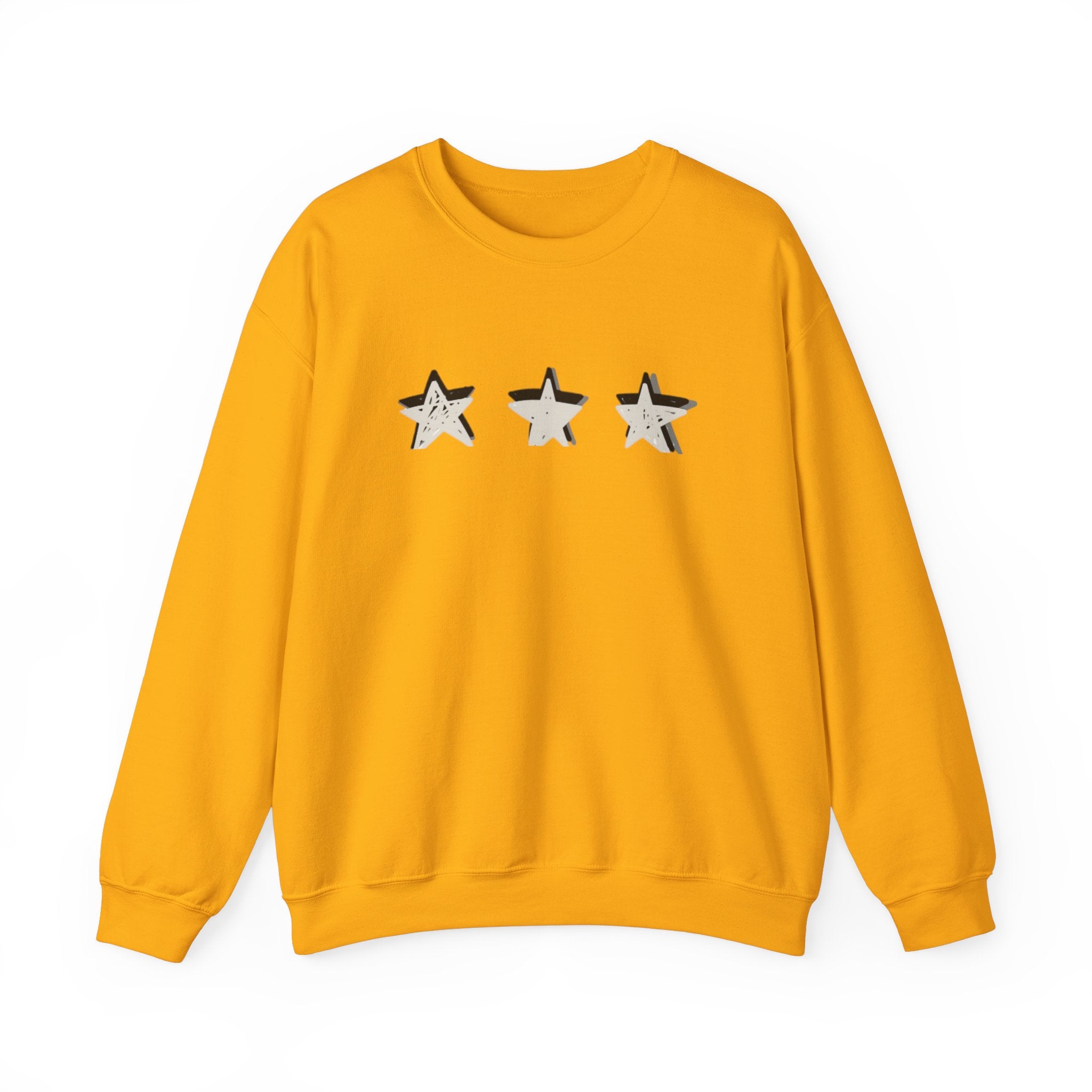 3 Star Heavy  Crewneck Sweatshirt