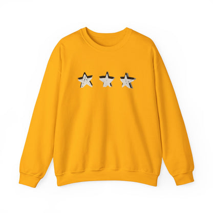 3 Star Heavy  Crewneck Sweatshirt