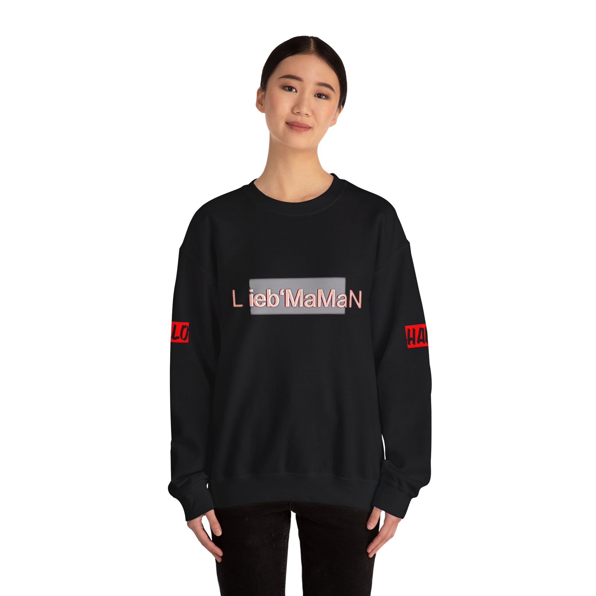 Lieb'MaMan Unisex Heavy Blend Crewneck Sweatshirt - Gift for Mom Printify