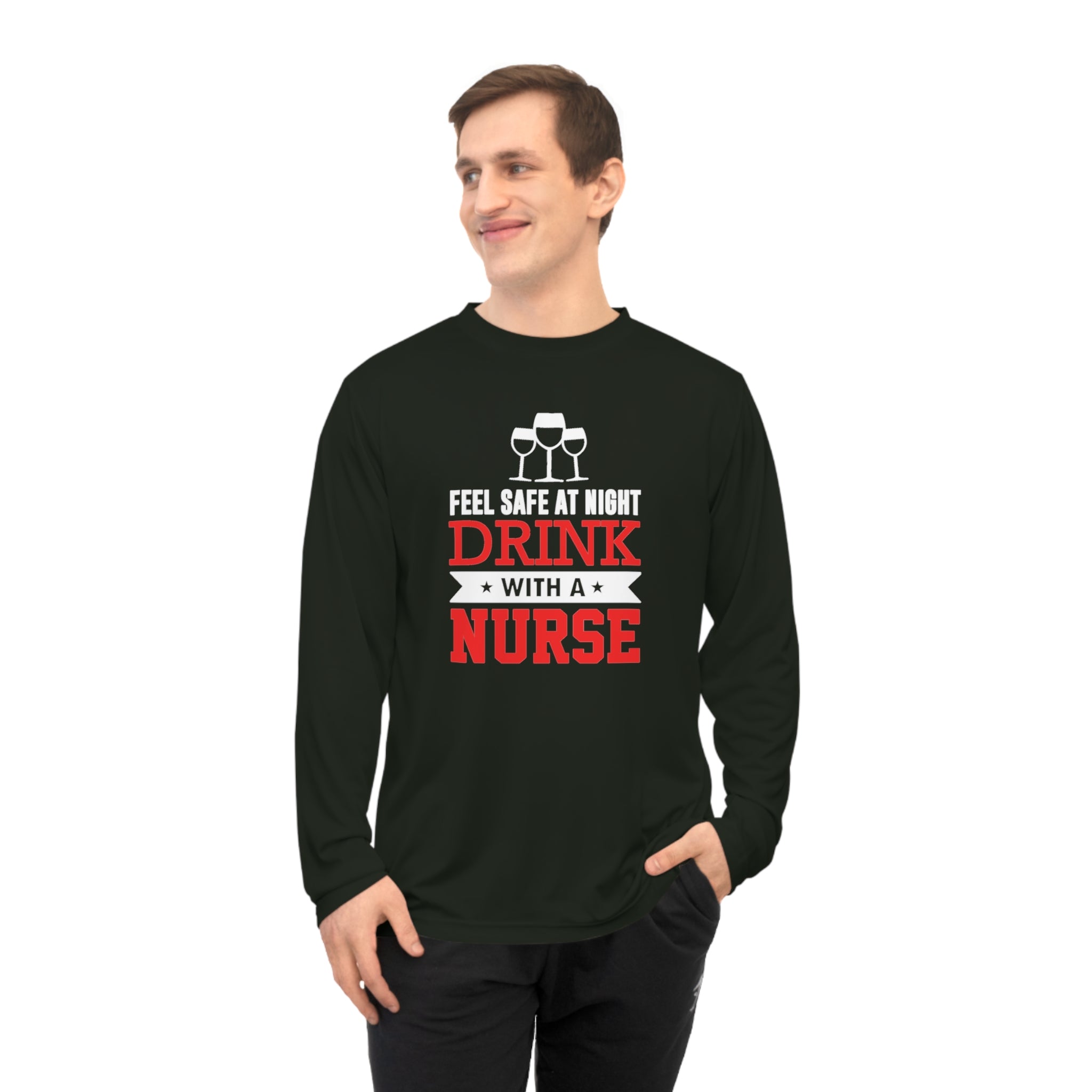 Feel Safe At Night Drink Long Sleeve