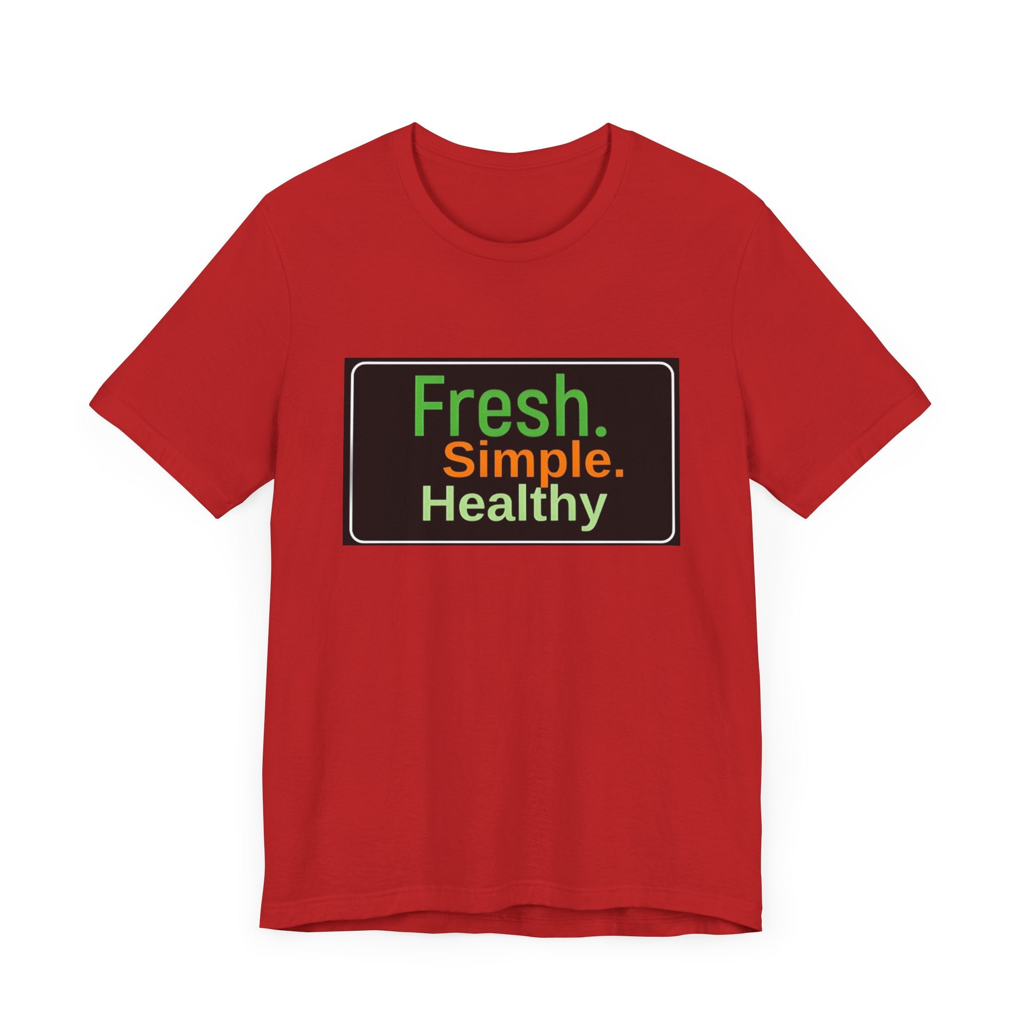 Unisex Fresh Simple Short Sleeve Tee