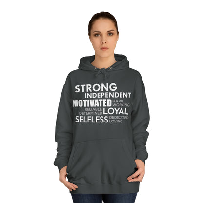 Strong Independent Motivated Unisex Hoodie