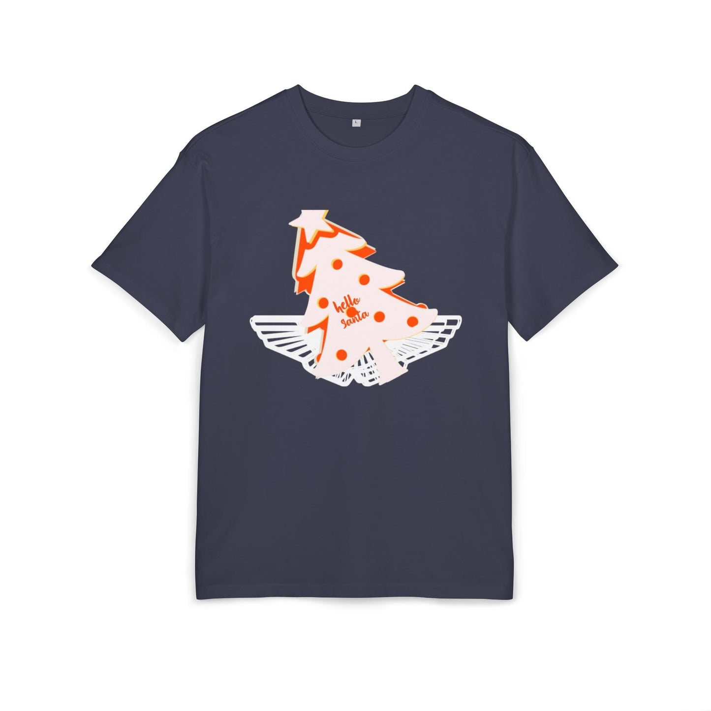 Christmas Oversize Tee - hello Santa Printify