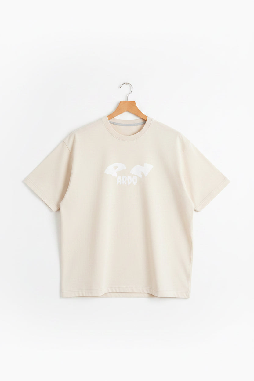 Boxy Men's Tee — Minimal Chest Logo Casual Shirt