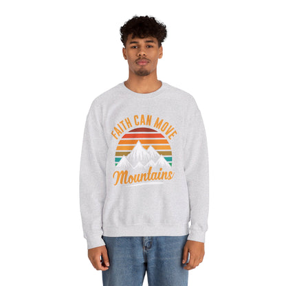 Faith Can Move Mountains Sweat-shirt unisexe 