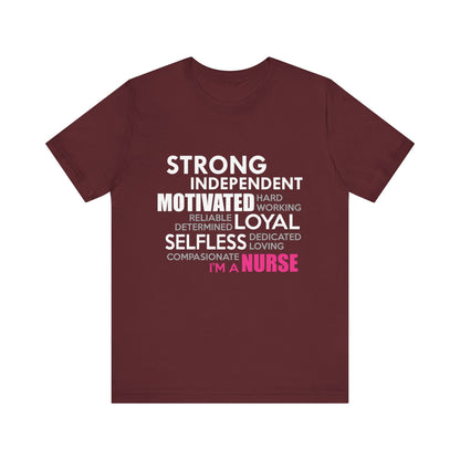 Strong Independent Motivated Loyal Selfless Unisex Tee