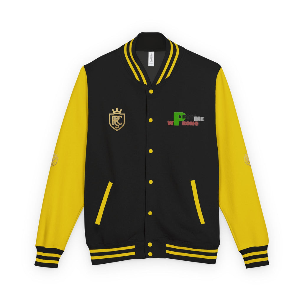 Unisex Heavyweight Letterman Jacket, Stylish Varsity Jacket, Casual Wear, Gift for Him/Her, Sports Team Apparel, College Spirit Gear Printify