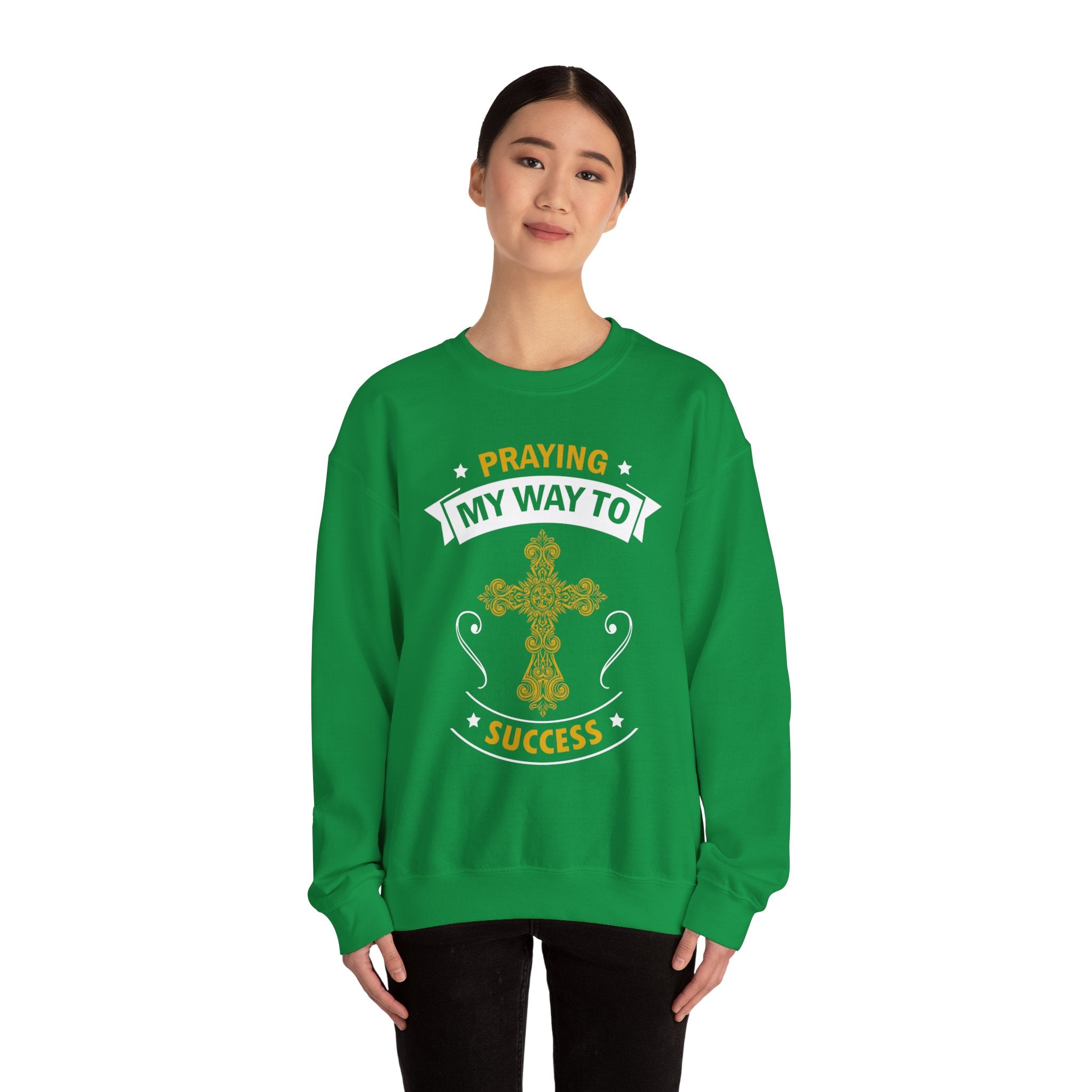Prier mon chemin vers le succès Sweat-shirt unisexe 