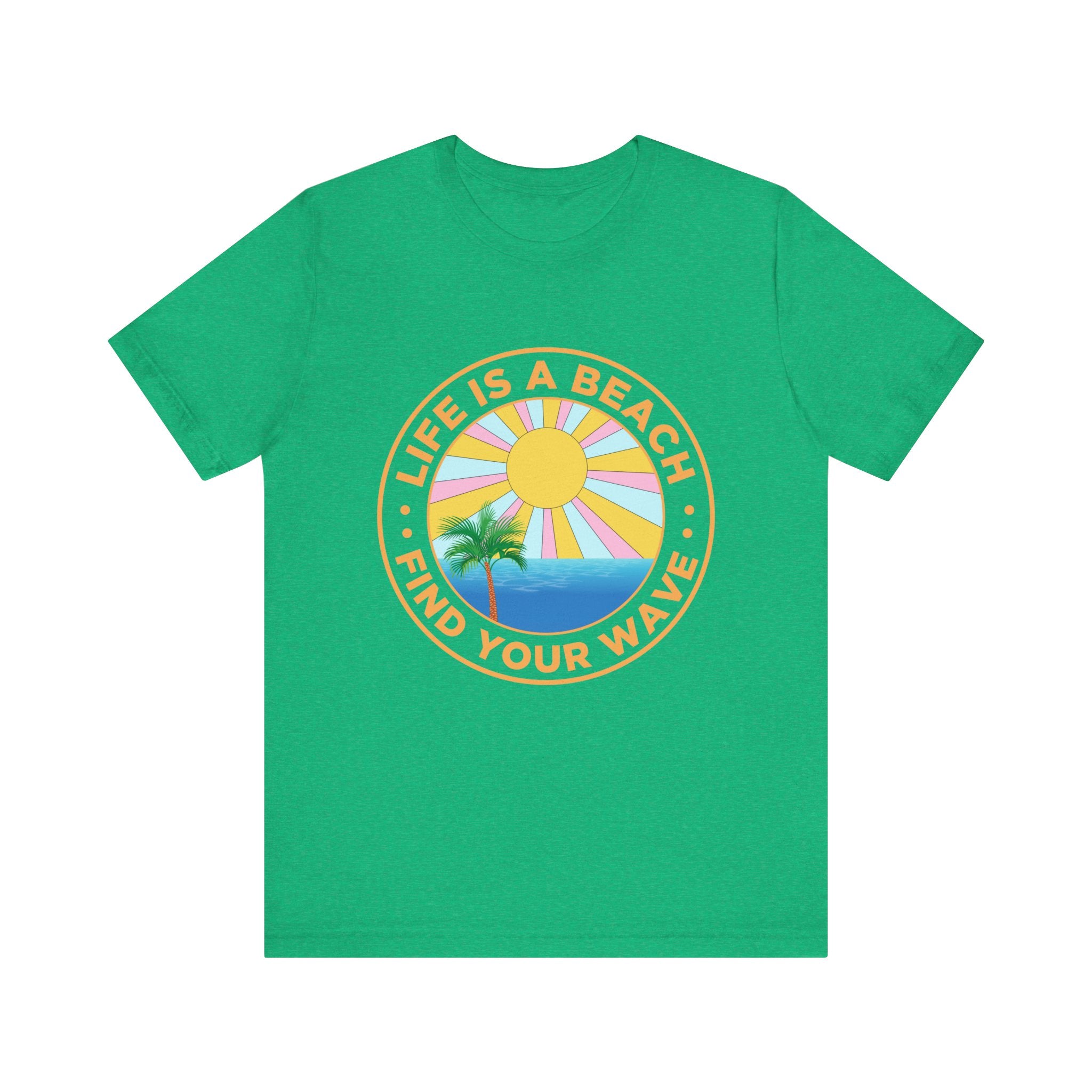 La vie est un tee-shirt unisexe de plage 