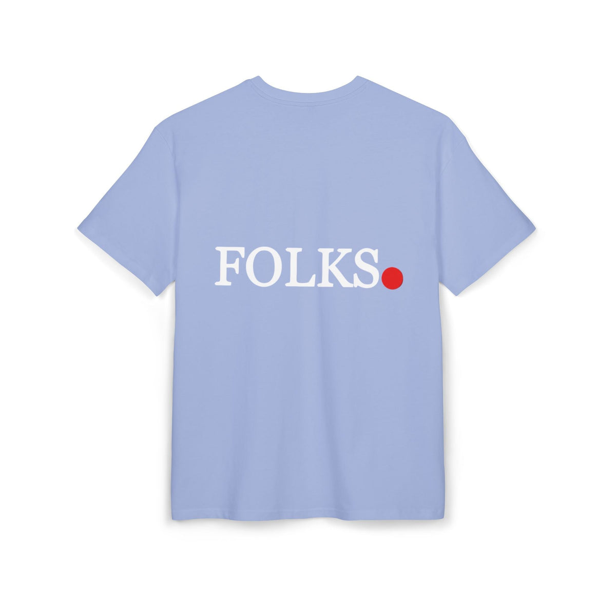 Oversized Tee with Bold Red Dot, Everyday Tee Printify