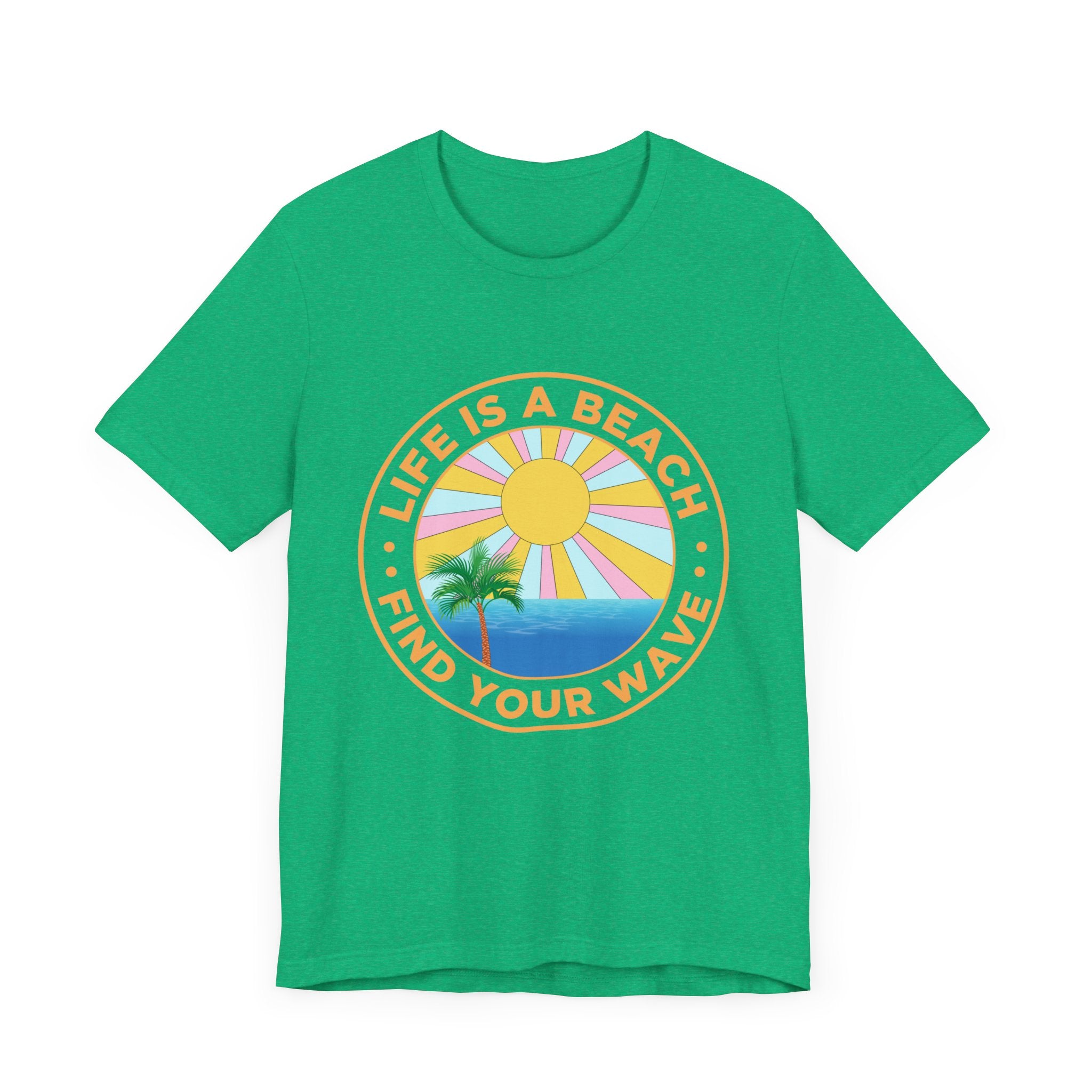 La vie est un tee-shirt unisexe de plage 