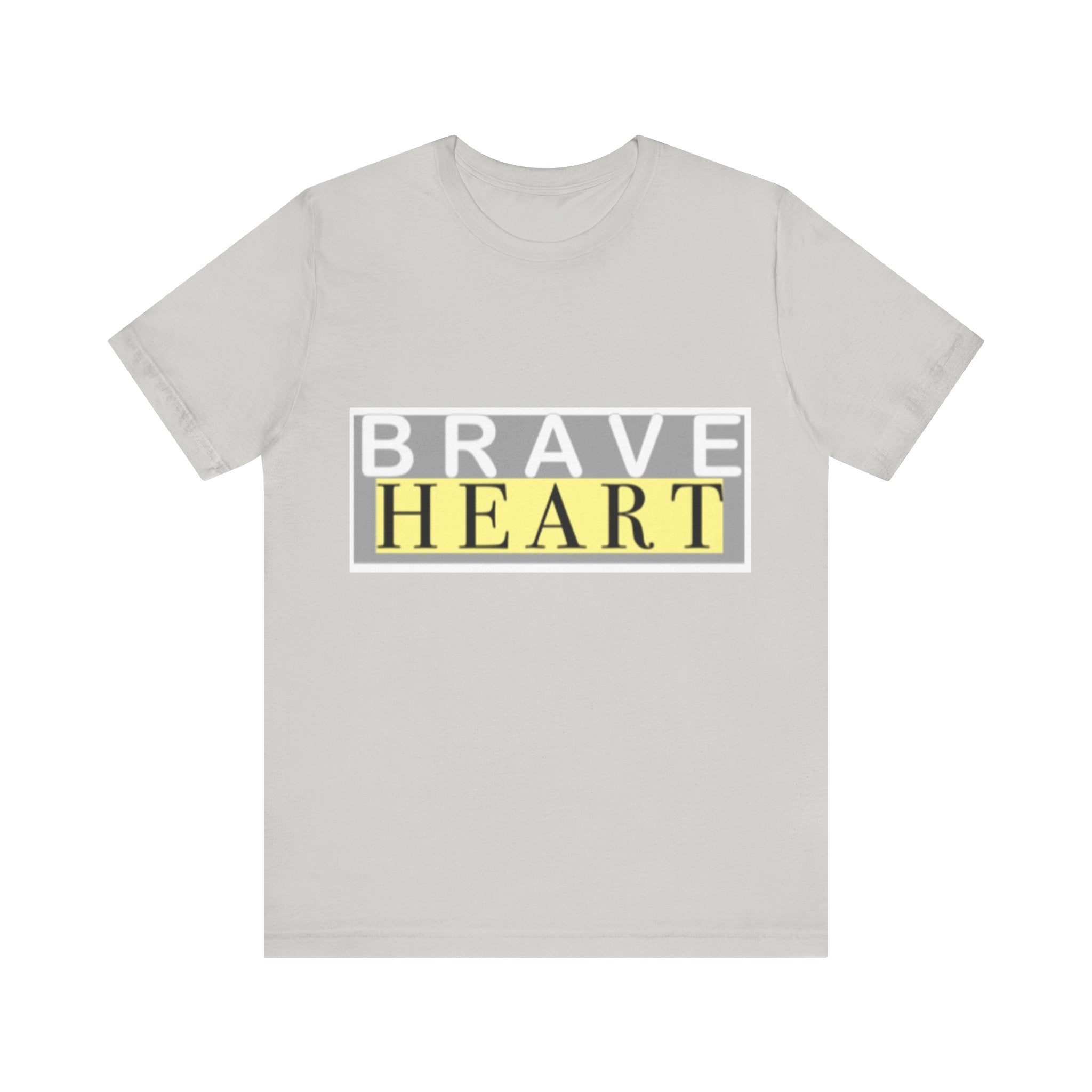 Brave Heart Unisex Tee, Inspirational T-Shirt, Gift for Champions, Casual Wear, Motivational Apparel